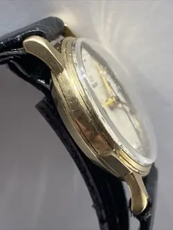 Men's Vintage 9ct Gold Rolex Tudor Wrist Watch Manual Wind Presentation Engraved