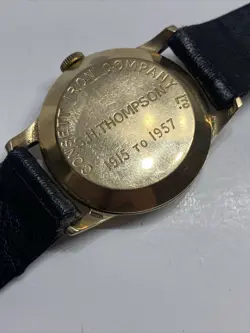 Men's Vintage 9ct Gold Rolex Tudor Wrist Watch Manual Wind Presentation Engraved