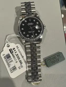 ROLEX OYSTER PERPETUAL DATEJUST 36MM WATCH
