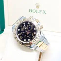 ROLEX 40MM BLACK DIAMONDS 2 TONE DAYTONA REF: 116503 (2019)