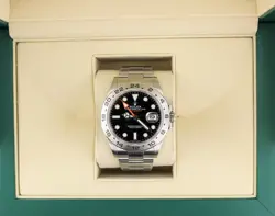 2023 ROLEX EXPLORER II 226570 BLACK DIAL SS OYSTER NO PAPERS 42MM