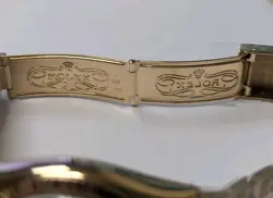 1972 Rolex Day-Date 1803 Champ Dial Big Logo Ribbon Clasp 18kt President 36mm