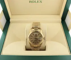 1972 Rolex Day-Date 1803 Champ Dial Big Logo Ribbon Clasp 18kt President 36mm