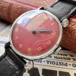 [GOOD] ROLEX  MARCONI 1910 RED STAINLESS STEEL HAND WOUND GOOD WORKING MEN S W