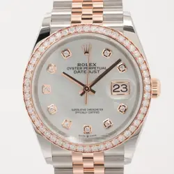 ROLEX DATEJUST 126281RBR SS×PG AT SHELL-FACE 2 EXTRA LINKS