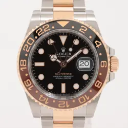 ROLEX GMT MASTER II 126711CHNR SS×PG AT BLACK DIAL 2 EXTRA LINKS