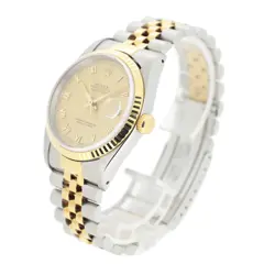 STEEL/YG MENS WATCH