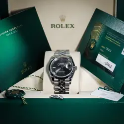 Rolex Datejust 36mm 126234 Wimbledon Jubilee White Gold Bezel Complete set