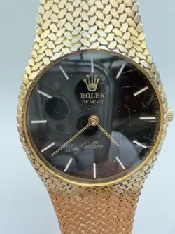 VINTAGE WATCH WITH ROLEX CELLINI DIAL
