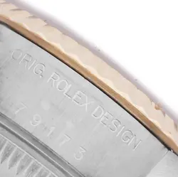 ROLEX DATEJUST STEEL YELLOW GOLD DIAMOND LADIES WATCH 79173 BOX PAPERS