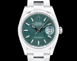 ROLEX DATEJUST 126200 MINT GREEN / OYSTER BRACELET
