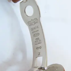 ROLEX Cellini Quartz Watch 6622 18K White Gold/Leather Belt White