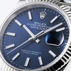 ROLEX DATEJUST 36 126234 BLUE BAR 5 ROWS JUBILEE BRACELET RANDOM NUMBER SECO...