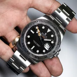 ROLEX 216570 EXPLORER II BLACK DIAL STAINLESS STEEL WATCH