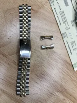 1968 1601 Rolex Datejust 18k Yellow Gold Fluted Bezel Black Dial Watch Box Paper