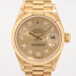 ROLEX DATEJUST 69178G YG AT CHAMPAGNE-FACE 1 EXTRA LINK