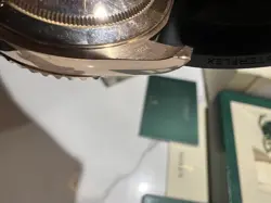 2019 ROLEX YACHT-MASTER 116655 ROSE GOLD 40MM BLACK OYSTERFLEX WATCH BOX