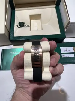 BLACK OYSTERFLEX WATCH