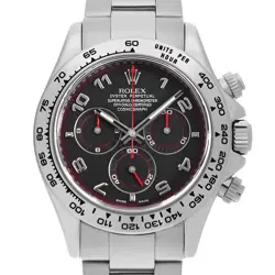 ROLEX DAYTONA 116509 BLACK ARABIAN D NUMBER SECOND HAND MENS