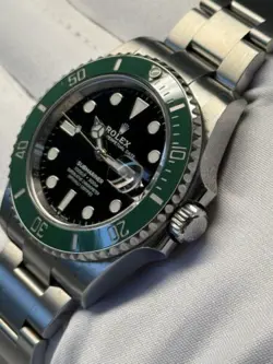GREEN BEZEL WATCH