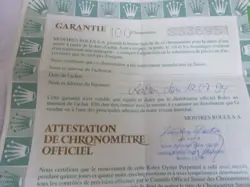1994 WARRANTY PAPER