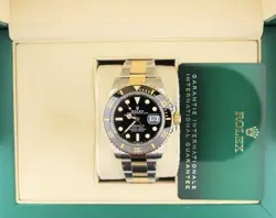 2023 ROLEX SUBMARINER 126613LN BLACK DIAL TT 18KT OYSTER WITH PAPERS 41MM