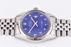GOLD 36MM BLUE