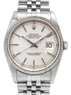 ROLEX DATE JUST 16234 F MEN'S AUTOMATIC #T123