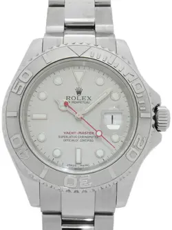 ROLEX YACHT-MASTER RHODIUM 16622 A MEN'S AUTOMATIC #T068