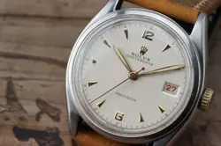 Vintage ROLEX OysterDate 6094 Manual 34mm cal.740 Men Watch 1950's #1349