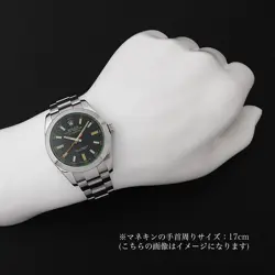 ROLEX MILGAUSS GREEN GLASS 116400GV BLACK M NUMBER SECOND HAND MENS