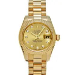 USED ROLEX DATEJUST 179178G CASE: 26×26MM BAND: 15.5CM LADIES WATCH #121127