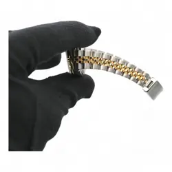 LADIES ROLEX DATEJUST 69173 WRISTWATCH MOP DIAMOND DIAL 18K GOLD STAINLESS C1994