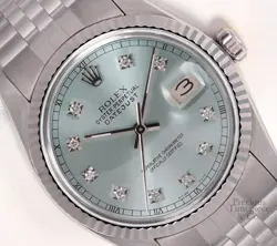BEZEL WATCH-ICE BLUE