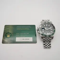 ROLEX GMT-MasterⅡ126720VTNR AT Black 17cm warranty2024 Men's Watch Working C4851