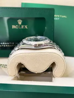 Rolex 126334 Oyster Perpetual Datejust Steel Fluted Mint Green 41mm-2024 Release