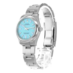 Rolex Oyster Perpetual 31 277200 Turquoise Blue Steel Oyster Ladies Watch 2022