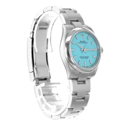 Rolex Oyster Perpetual 31 277200 Turquoise Blue Steel Oyster Ladies Watch 2022