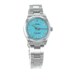 Rolex Oyster Perpetual 31 277200 Turquoise Blue Steel Oyster Ladies Watch 2022
