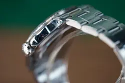 ROLEX SUBMARINER 5512 SILVER OYSTER BRACELET WITH BLACK BEZEL