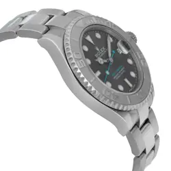 Rolex Yacht-Master 37mm Platinum Steel Rhodium Dial Automatic Watch 268622
