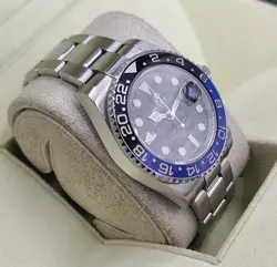 Rolex GMT-Master II "Batman" Mens 41MM SS & Ceramic 116710 2017 Complete!!!!!!!!