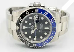 Rolex GMT-Master II "Batman" Mens 41MM SS & Ceramic 116710 2017 Complete!!!!!!!!