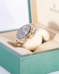 Rolex GMT Master II 40mm 116713LN Twon Tone Yellow Black Ceramic G-Serial
