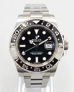 Rolex GMT-Master II Mens 40mm Stainless Steel & Ceramic 116710 2011