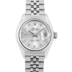ROLEX DATEJUST IX DIAMOND 279174G SILVER RANDOM NUMBER SECOND HAND WOMEN