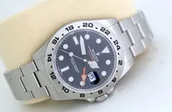 ROLEX EXPLORER II 216570 (2019) AUTOMATIC GMT WATCH - BLACK DIAL