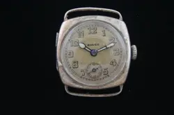 SILVER CUSHION WATCH