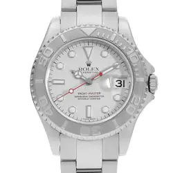ROLEX YACHT MASTER 168622 SILVER A NUMBER SECOND HAND BOYS (UNISEX)