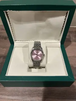ROLEX DATEJUST 31MM STAINLESS STEEL JUBILEE PINK DIAL